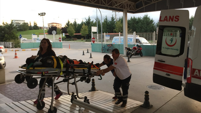 Yalova'da motosiklet  kazası: 2 yaralı