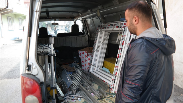 Aracın 30 saniyede çalınması güvenlik kamerasında