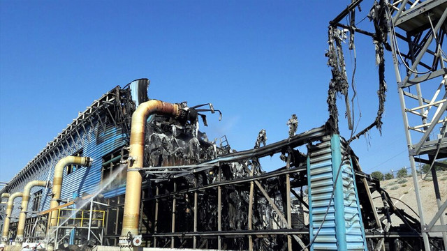 Aydın'da jeotermal tesislerinde yangın