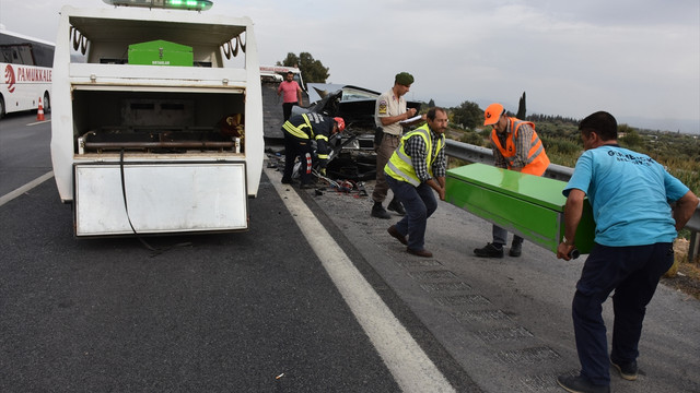 Aydın'da trafik kazası: 1 ölü, 2 yaralı