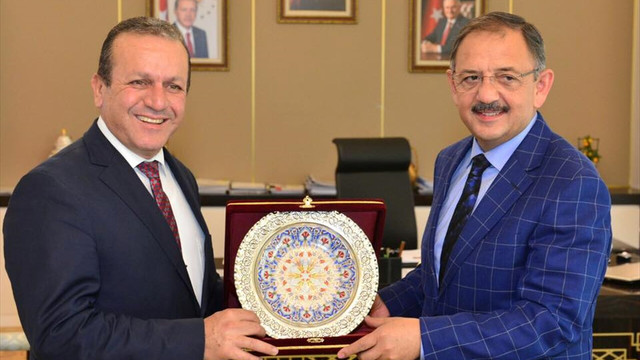 Bakan Özhaseki, KKTC Turizm ve Çevre Bakanı Ataoğlu ile görüştü