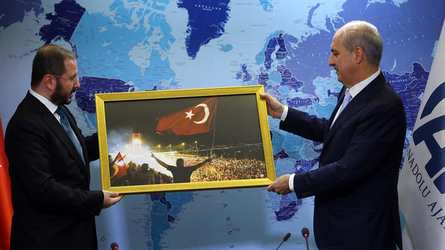 Kurtulmuş, AA Editör Masası'na konuk oldu