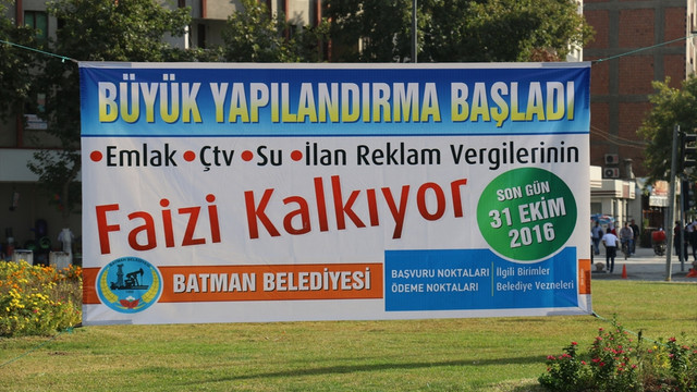 Batman Belediyesinden borçlara yapılandırma çalışması