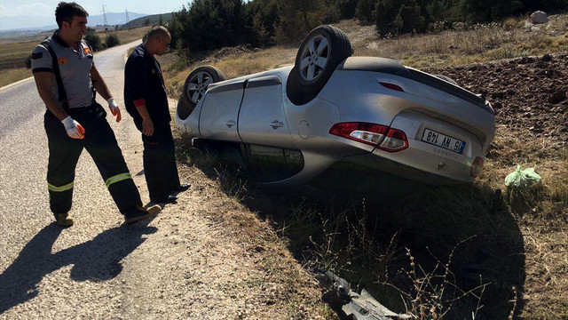 Burdur'da trafik kazası: 1 ölü, 3 yaralı