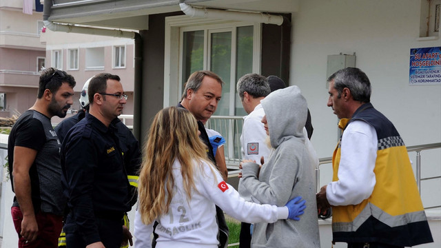 Çanakkale'de öğrenci evinde yangın