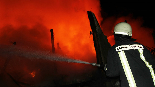 Çankırı'da yangın