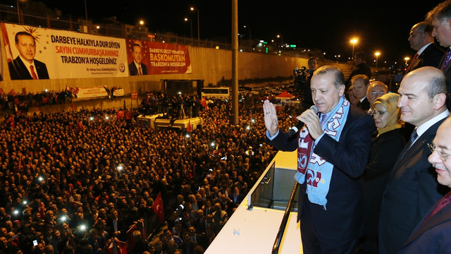 Cumhurbaşkanı Erdoğan Trabzon'da