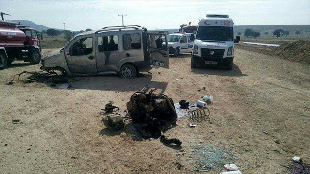 Denizli'de trafik kazası: 1 ölü, 2 yaralı