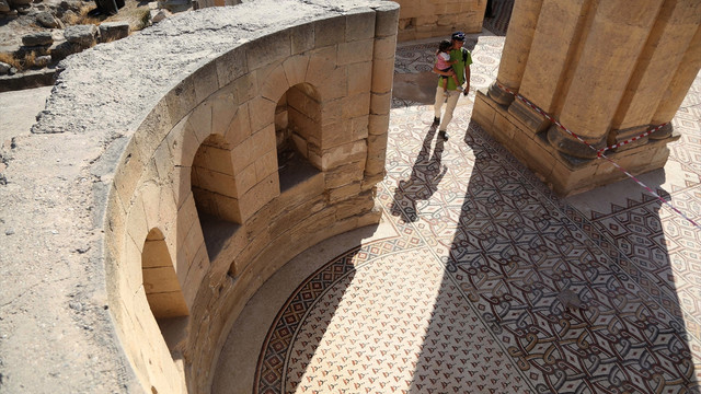 Dünyanın en büyük mozaik tablosu Filistin’de açıldı