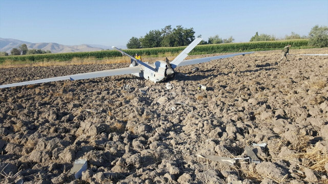 Elazığ'da arızalanan İHA zorunlu iniş gerçekleştirdi