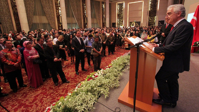 Endonezya'da Cumhuriyet Bayramı resepsiyonu