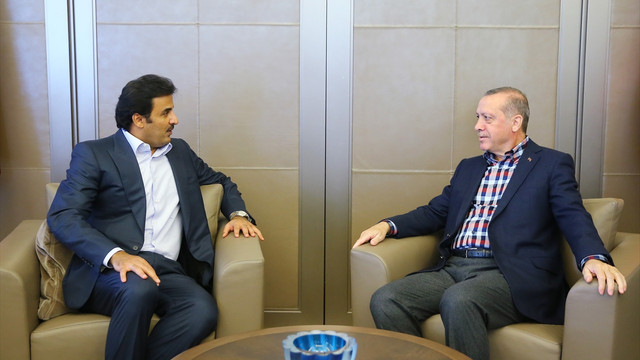 Erdoğan ile Al Sani görüşmesi