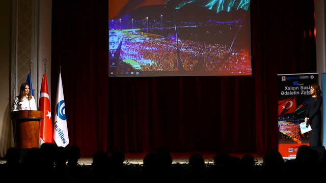 Halkın Sesi, Adaletin Zaferi Bakü'de anlatıldı