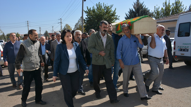 HDP milletvekili Aydoğan, PKK'lı teröristin cenazesine katıldı