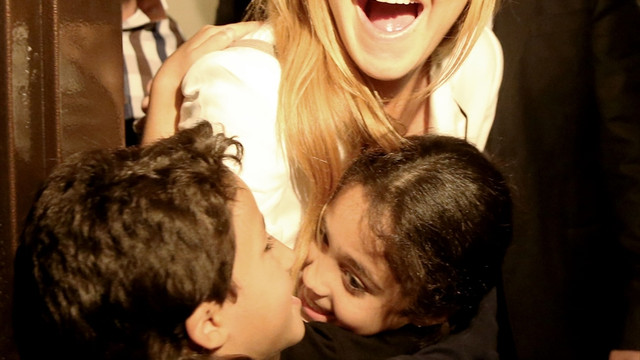 Lindsay Lohan, Suriyeli aileyi ikinci kez ziyaret etti