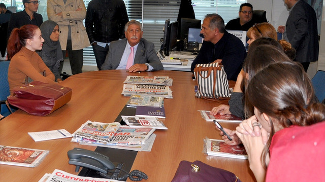 İÜ lisansüstü öğrencilerinden AA'ya ziyaret