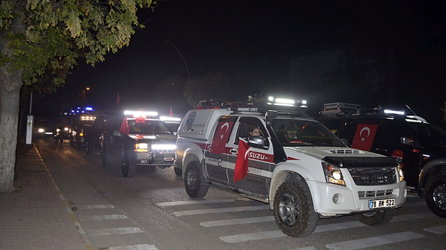Karabük'te Cumhuriyet ve Şehitlere Saygı Yürüyüşü