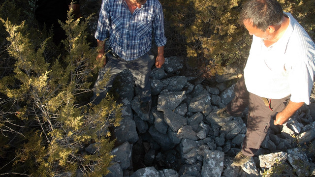 Katı atık depolama sahası çalışmasında antik kalıntı bulundu