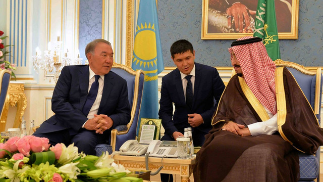 Kazakistan Cumhurbaşkanı Nazarbayev Suudi Arabistan’da