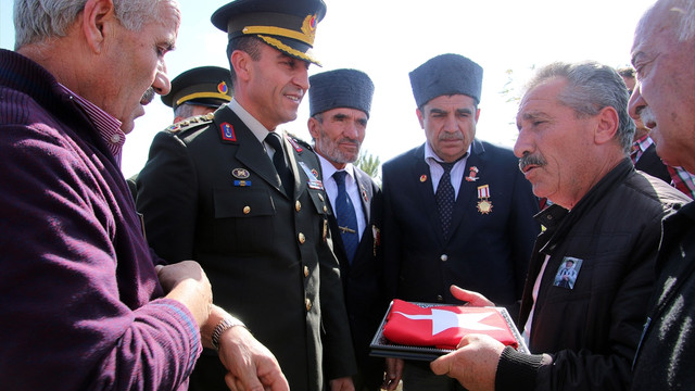 Kore gazisi Çınar son yolculuğuna uğurlandı