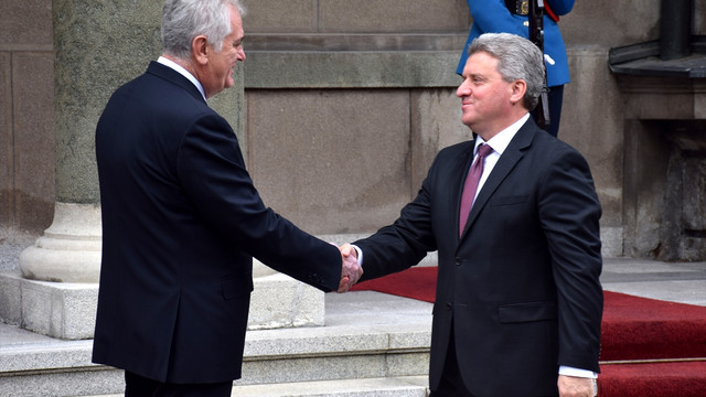 Makedonya Cumhurbaşkanı İvanov Sırbistan'da