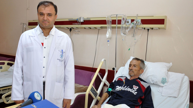 Midesinden 10 kilogramlık tümör çıkarıldı