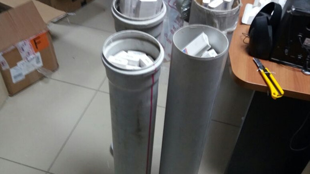 Peynirlerin arasında kaçak sigara sevkiyatı