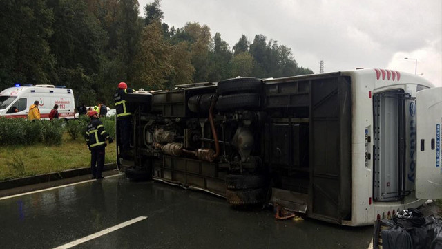 Rize'de trafik kazası: 3 yaralı