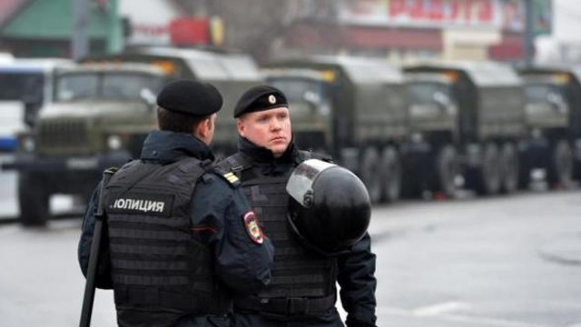 Yapılan bomba ihbarı üzerinde Moskovada bulunan alışveriş merkezi boşaltıldı