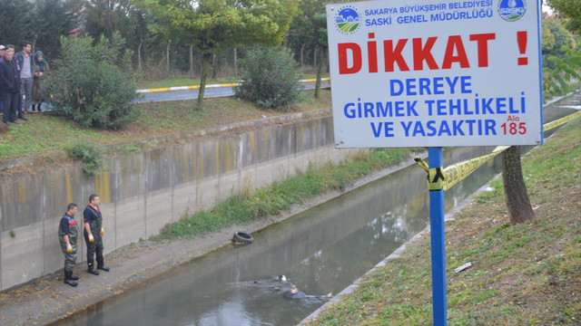 Sakarya'da derede erkek cesedi bulundu
