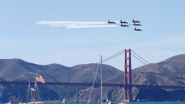 San Francisco'da hava gösterileri büyük ilgi çekti