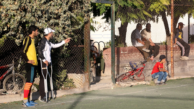Savaşta bacağını kaybeden Suriyeli futbolcunun yeşil saha tutkusu
