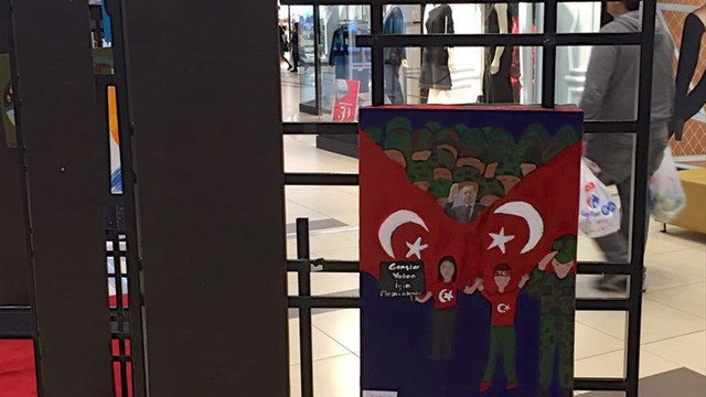 Sevgi çocukları darbe girişimini resimle anlattı