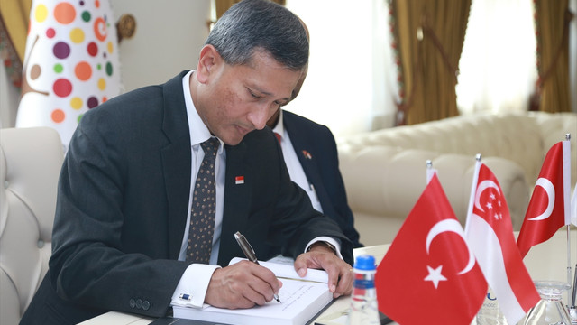 Singapur Dışişleri Bakanı Balakrishnan, Antalya'da
