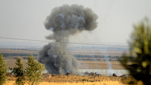 Sınır hattında kontrollü patlama