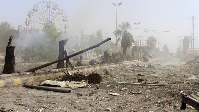 Suriye'de rejim Duma'yı füzelerle vurdu:9 ölü