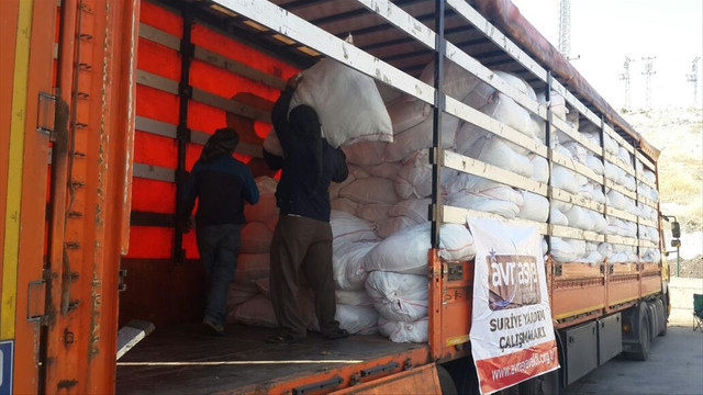 Suriye'ye kış yardımı