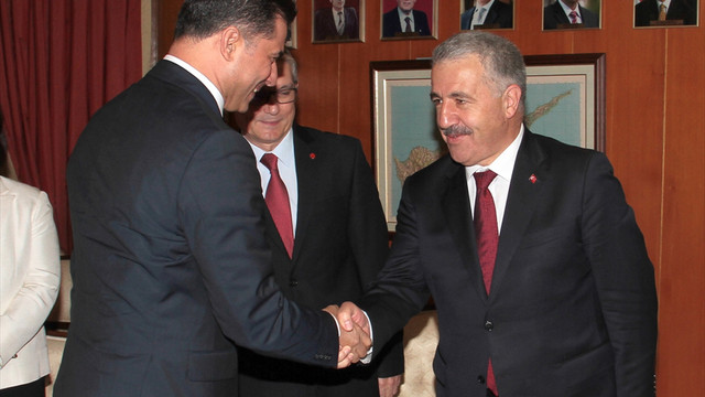 Ulaştırma, Denizcilik ve Haberleşme Bakanı Arslan KKTC'de