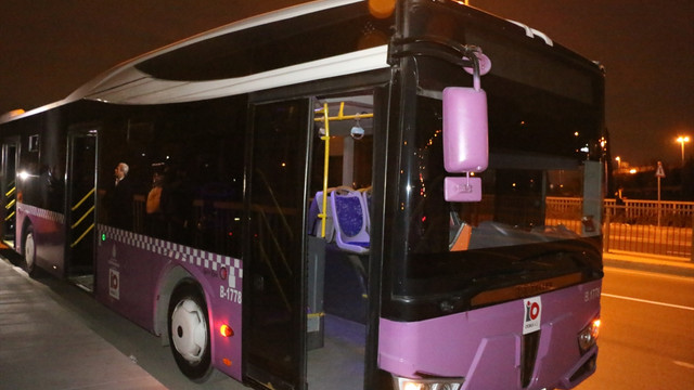 Yolcu otobüsüne molotofkokteyli atıldı