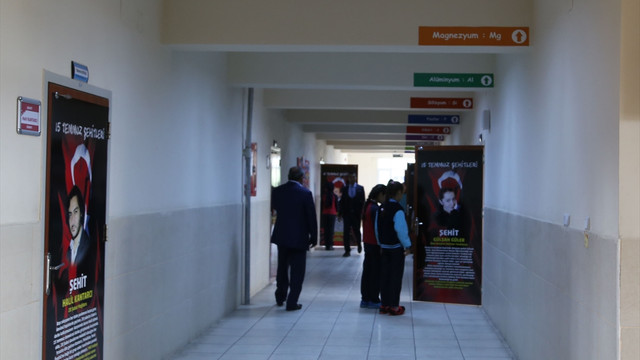 Hatayda 15 Temmuz şehitlerinin isimleri okulda yaşatılıyor