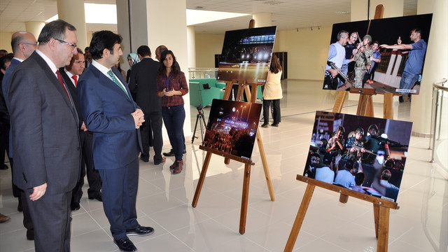 aku de 15 temmuz milli direnis sergisi acildi kultur sanat