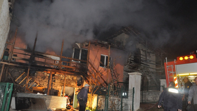 Ankara'da ev yangını