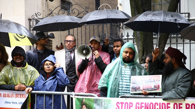 Arakanlı Müslümanlara yönelik şiddet ABD'de protesto edildi