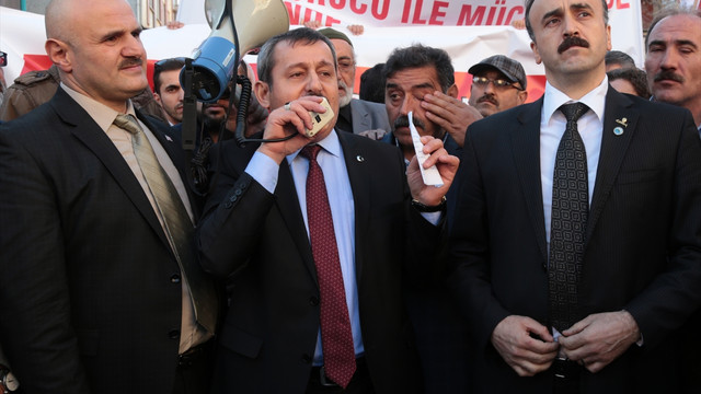 Ataşehir'de uyuşturucu protestosu