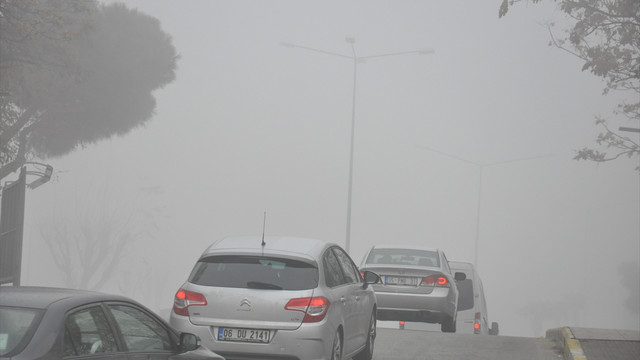 Balıkesir'de yoğun sis