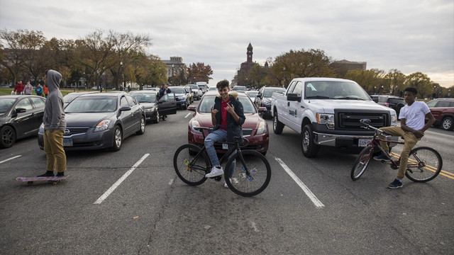 Başkent Washington'da Trump karşıtı protesto