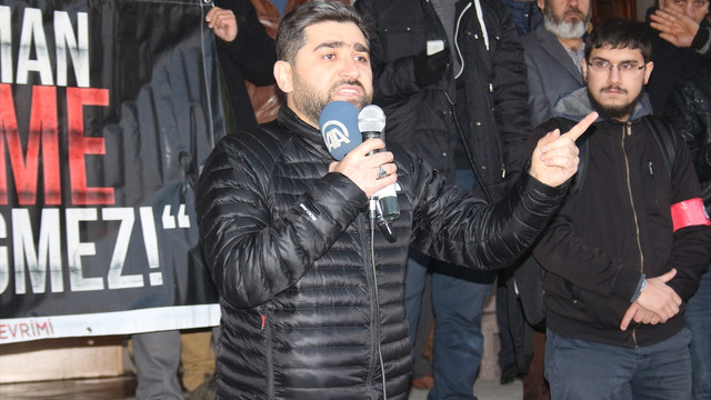 Başkent'te sabah namazı sonrası Halep için dua