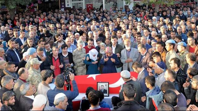 Bingölde şehit korucu Mehmet Koçdağı için tören düzenlendi