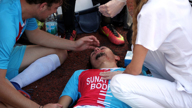 Bodrum'da amatör küme maçında kavga