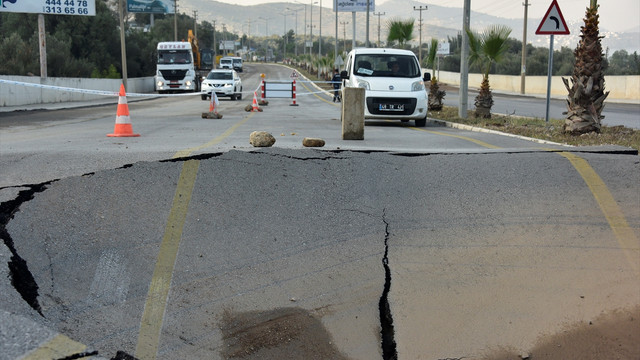 Bodrum'da DSİ hattında patlama